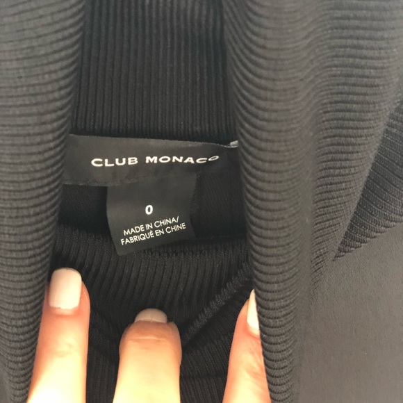 Club Monaco Black sleeveless dress size 0 - Picture 2 of 4